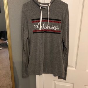 Long sleeve shirt with hood